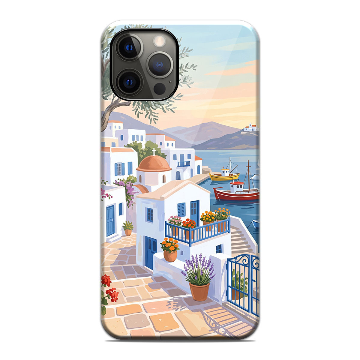 Funda Tough Magnética para Iphone 12 Pro Max (6.7) Doble Capa diseño Costa 03 Dibujos