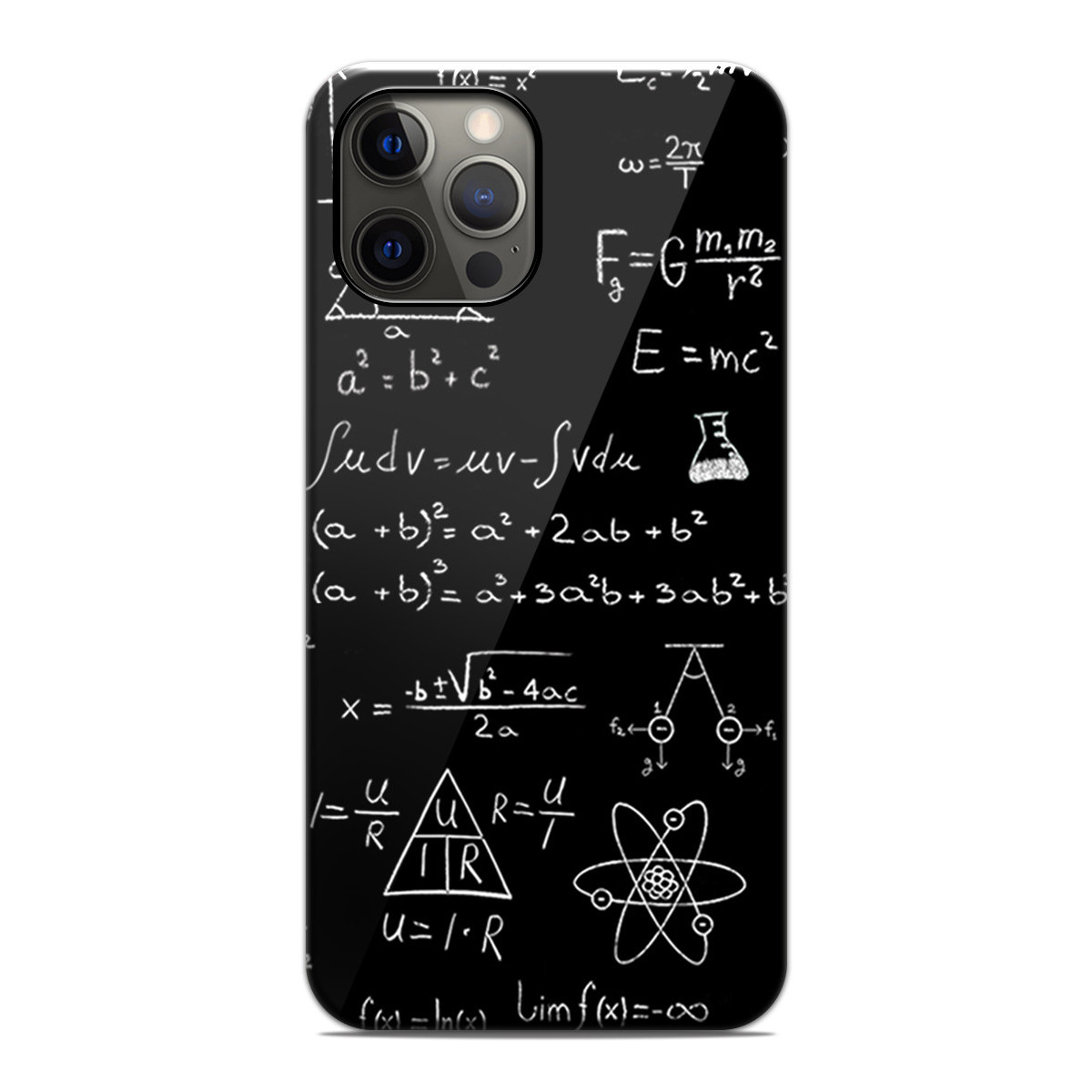 Funda Tough Magnética para Iphone 12 Pro Max (6.7) Doble Capa diseño Formulas Dibujos