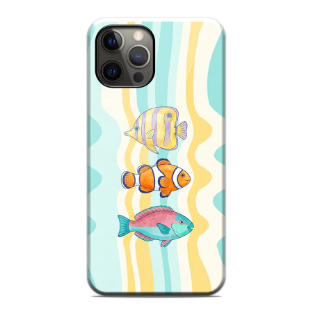 Funda Tough Magnética para Iphone 12 Pro Max (6.7) Doble Capa diseño Peces 01 Dibujos