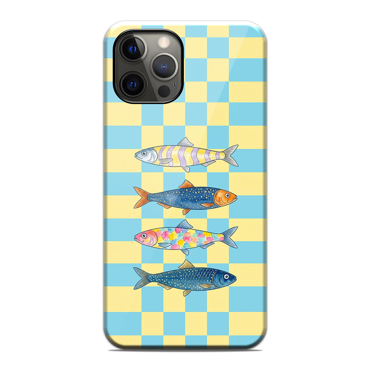 Funda Tough Magnética para Iphone 12 Pro Max (6.7) Doble Capa diseño Peces 03 Dibujos