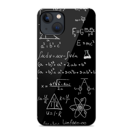Funda Tough Magnética para Iphone 13 (6.1) Doble Capa diseño Formulas Dibujos