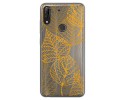 Funda Gel Transparente para Wiko View2 Plus diseño Hojas Dibujos