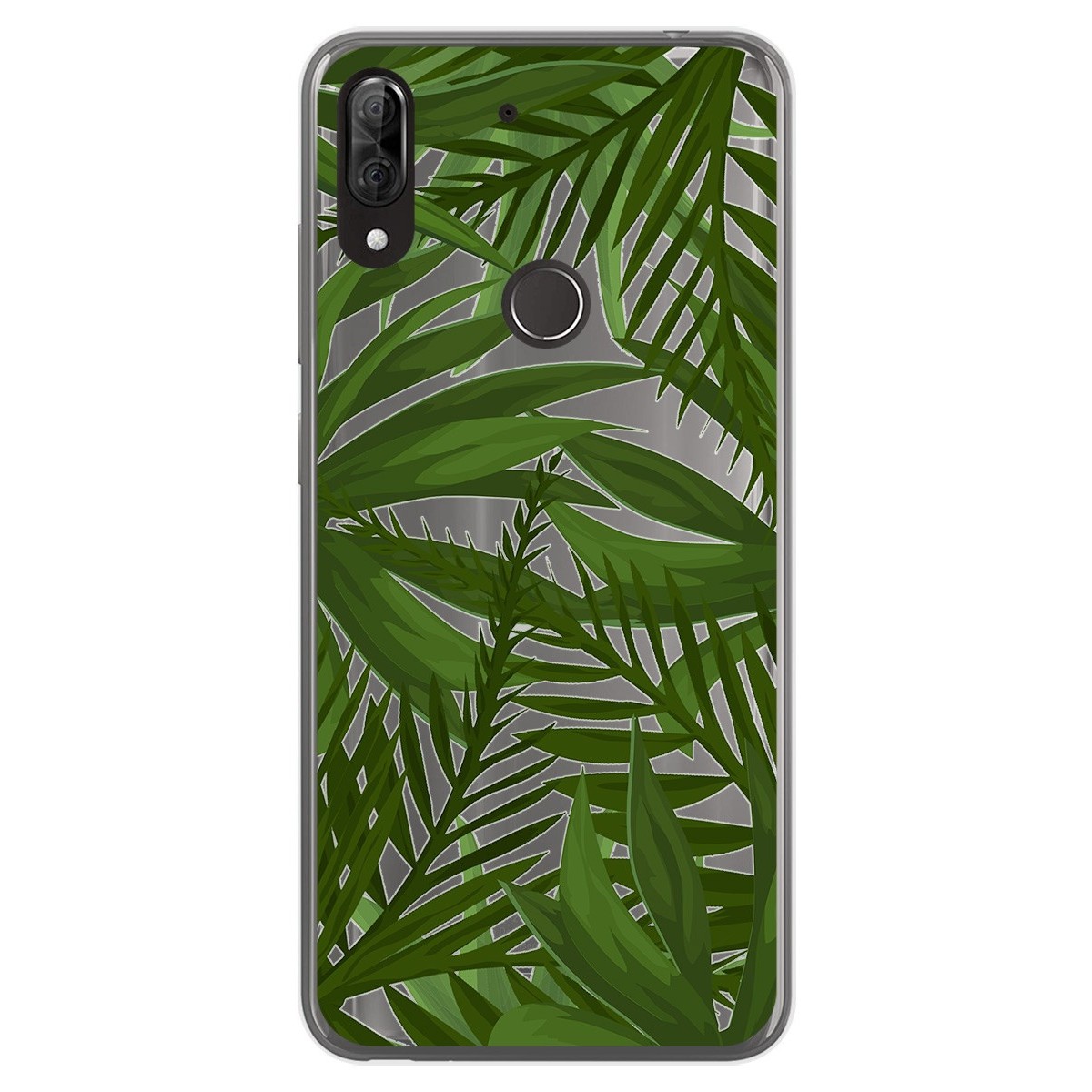 Funda Gel Transparente para Wiko View2 Plus diseño Jungla Dibujos