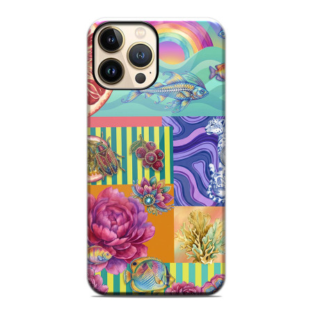 Funda Tough Magnética para Iphone 13 Pro Max (6.7) Doble Capa diseño Collage 03 Dibujos