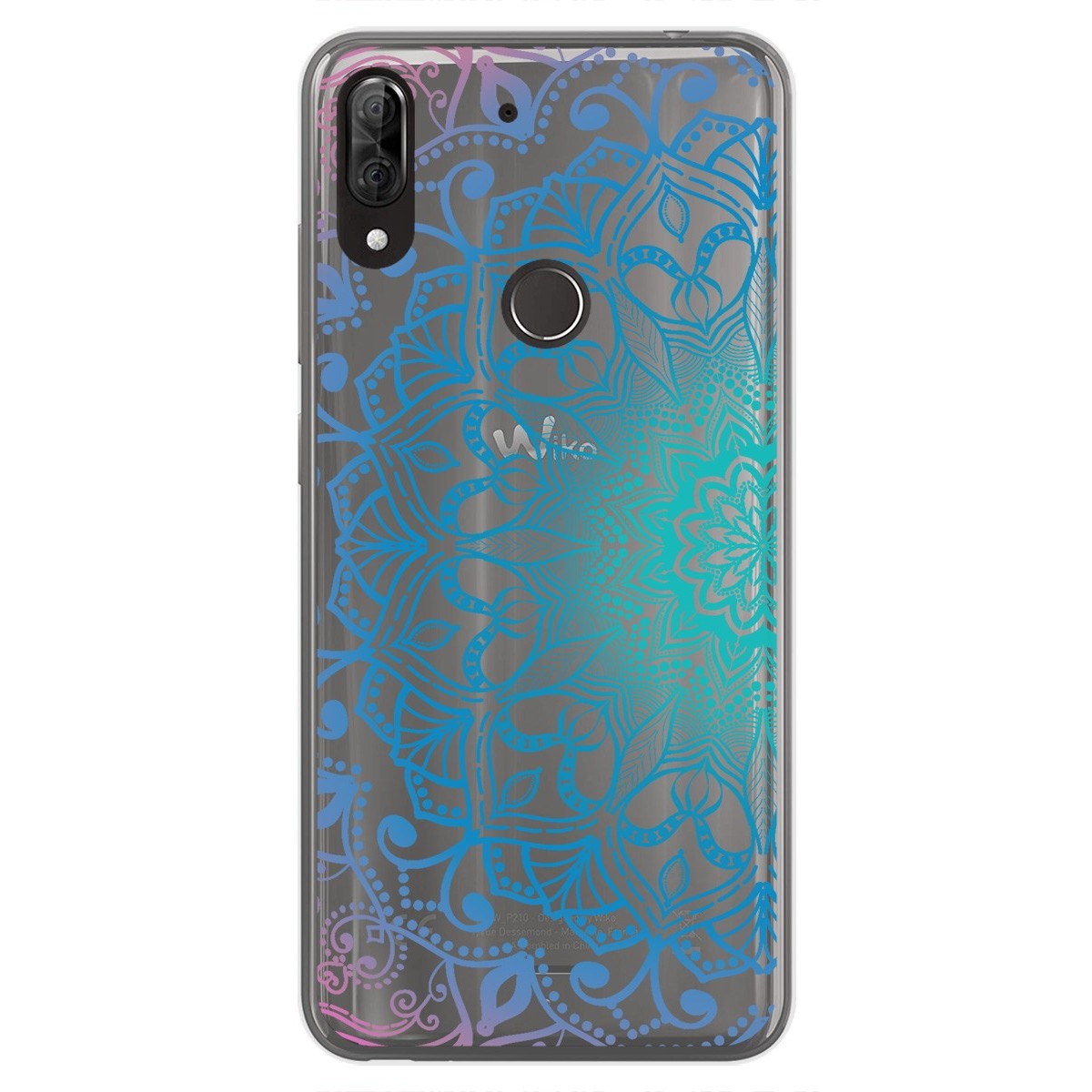 Funda Gel Transparente para Wiko View2 Plus diseño Mandala Dibujos
