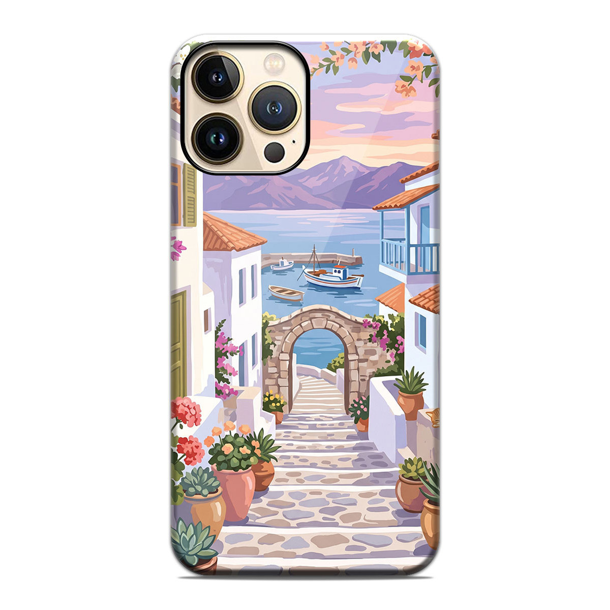 Funda Tough Magnética para Iphone 13 Pro Max (6.7) Doble Capa diseño Costa 02 Dibujos