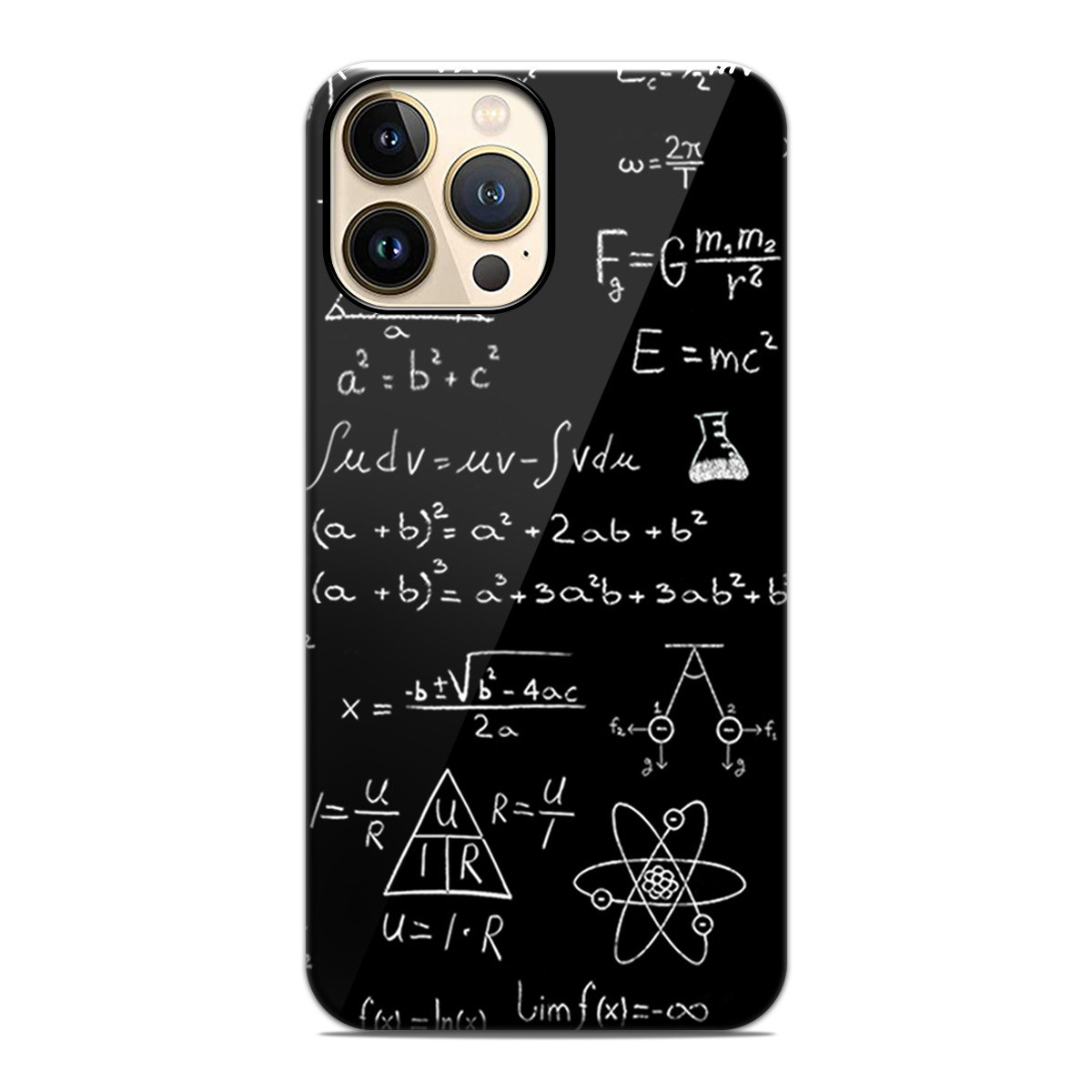 Funda Tough Magnética para Iphone 13 Pro Max (6.7) Doble Capa diseño Formulas Dibujos