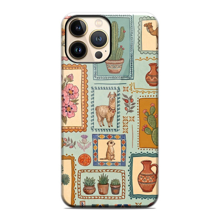 Funda Tough Magnética para Iphone 13 Pro Max (6.7) Doble Capa diseño Sellos 03 Dibujos