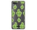 Funda Gel Transparente para Wiko Harry2 diseño Cactus Dibujos