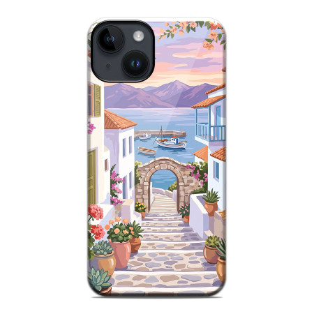 Funda Tough Magnética para Iphone 14 (6.1) Doble Capa diseño Costa 02 Dibujos