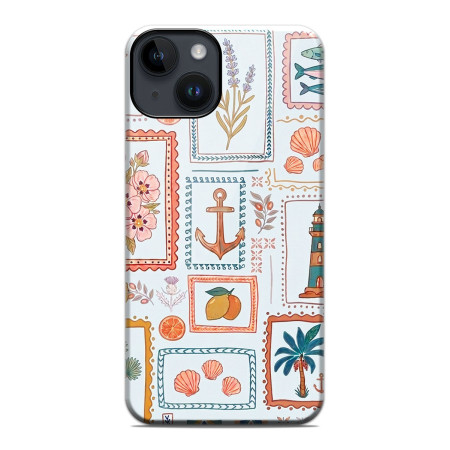 Funda Tough Magnética para Iphone 14 (6.1) Doble Capa diseño Sellos 02 Dibujos