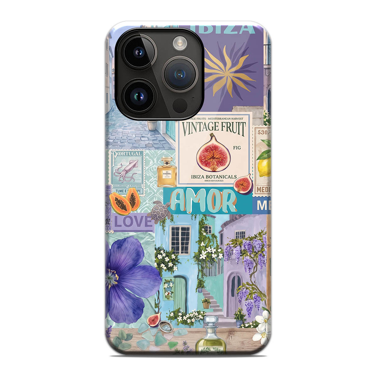 Funda Tough Magnética para Iphone 14 Pro (6.1) Doble Capa diseño Collage 02 Dibujos