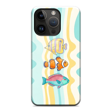 Funda Tough Magnética para Iphone 14 Pro (6.1) Doble Capa diseño Peces 01 Dibujos
