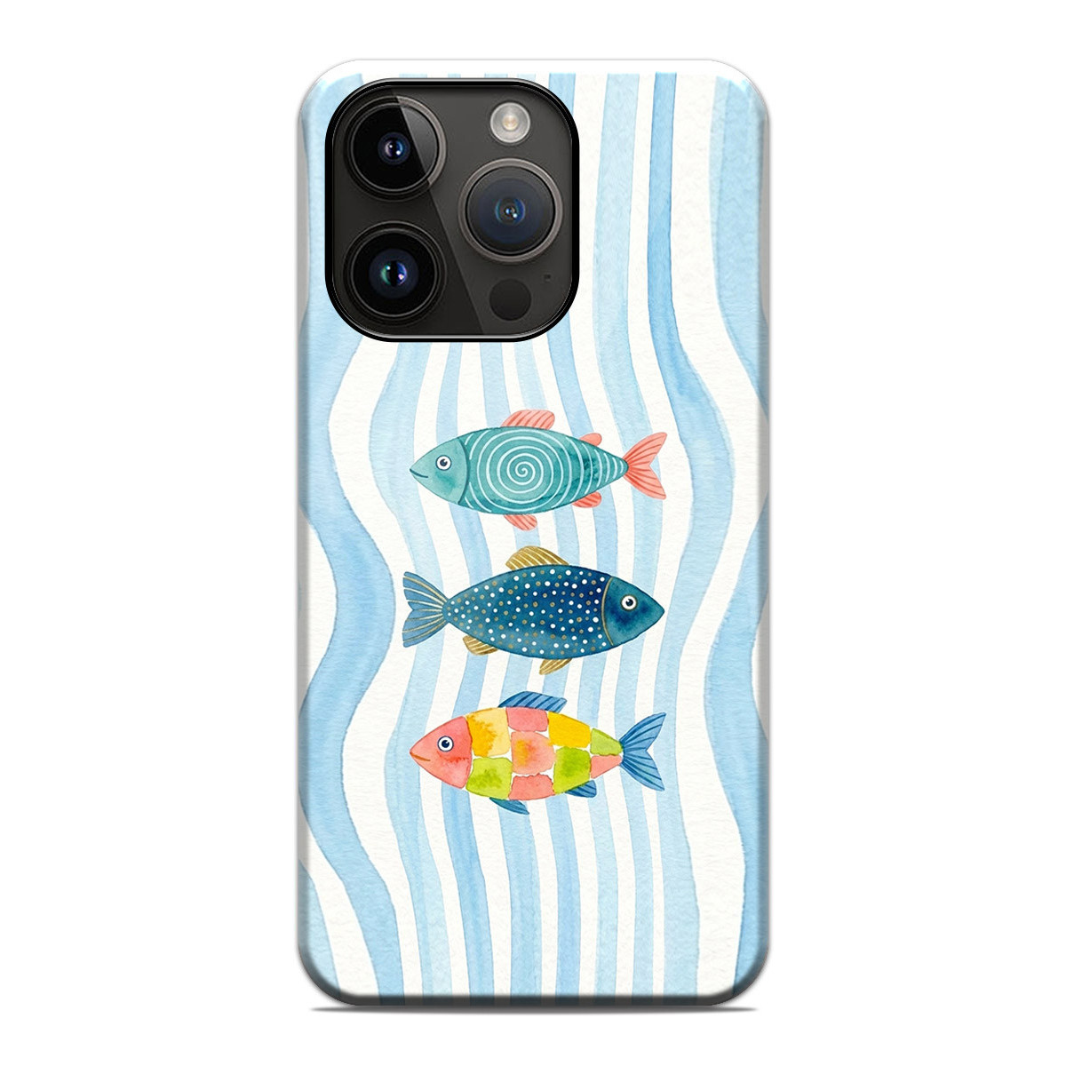 Funda Tough Magnética para Iphone 14 Pro (6.1) Doble Capa diseño Peces 02 Dibujos
