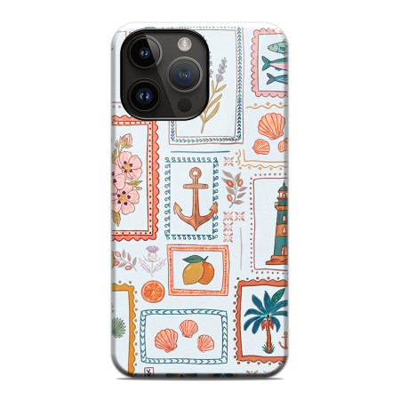 Funda Tough Magnética para Iphone 14 Pro Max (6.7) Doble Capa diseño Sellos 02 Dibujos