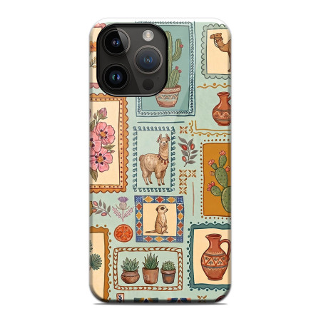 Funda Tough Magnética para Iphone 14 Pro Max (6.7) Doble Capa diseño Sellos 03 Dibujos