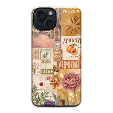 Funda Tough Magnética para Iphone 15 (6.1) Doble Capa diseño Collage 01 Dibujos