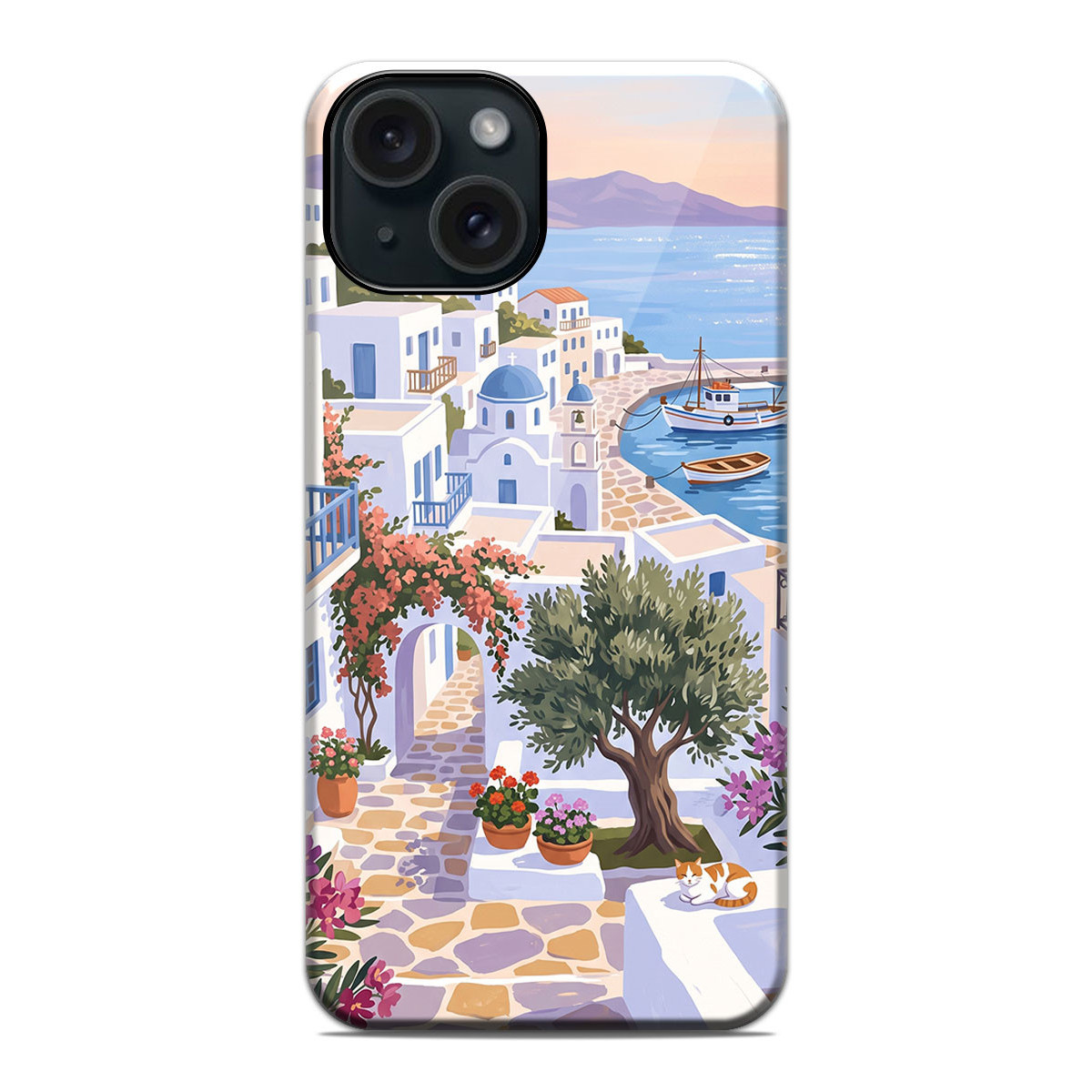 Funda Tough Magnética para Iphone 15 (6.1) Doble Capa diseño Costa 01 Dibujos