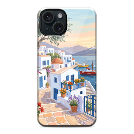 Funda Tough Magnética para Iphone 15 (6.1) Doble Capa diseño Costa 03 Dibujos