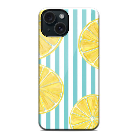 Funda Tough Magnética para Iphone 15 (6.1) Doble Capa diseño Limones 01 Dibujos