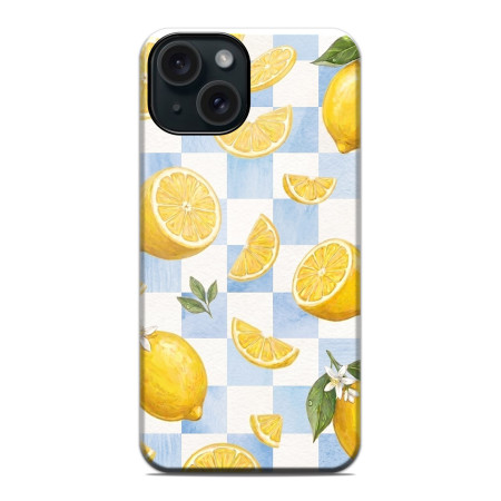 Funda Tough Magnética para Iphone 15 (6.1) Doble Capa diseño Limones 03 Dibujos