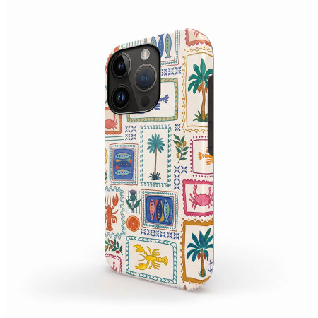 Funda Tough Magnética para Iphone 15 (6.1) Doble Capa diseño Sellos 01 Dibujos