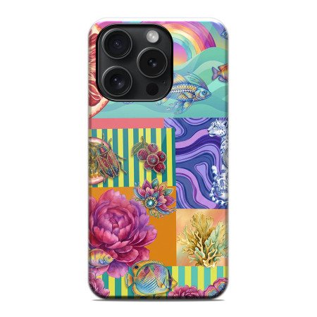 Funda Tough Magnética para Iphone 15 Pro (6.1) Doble Capa diseño Collage 03 Dibujos
