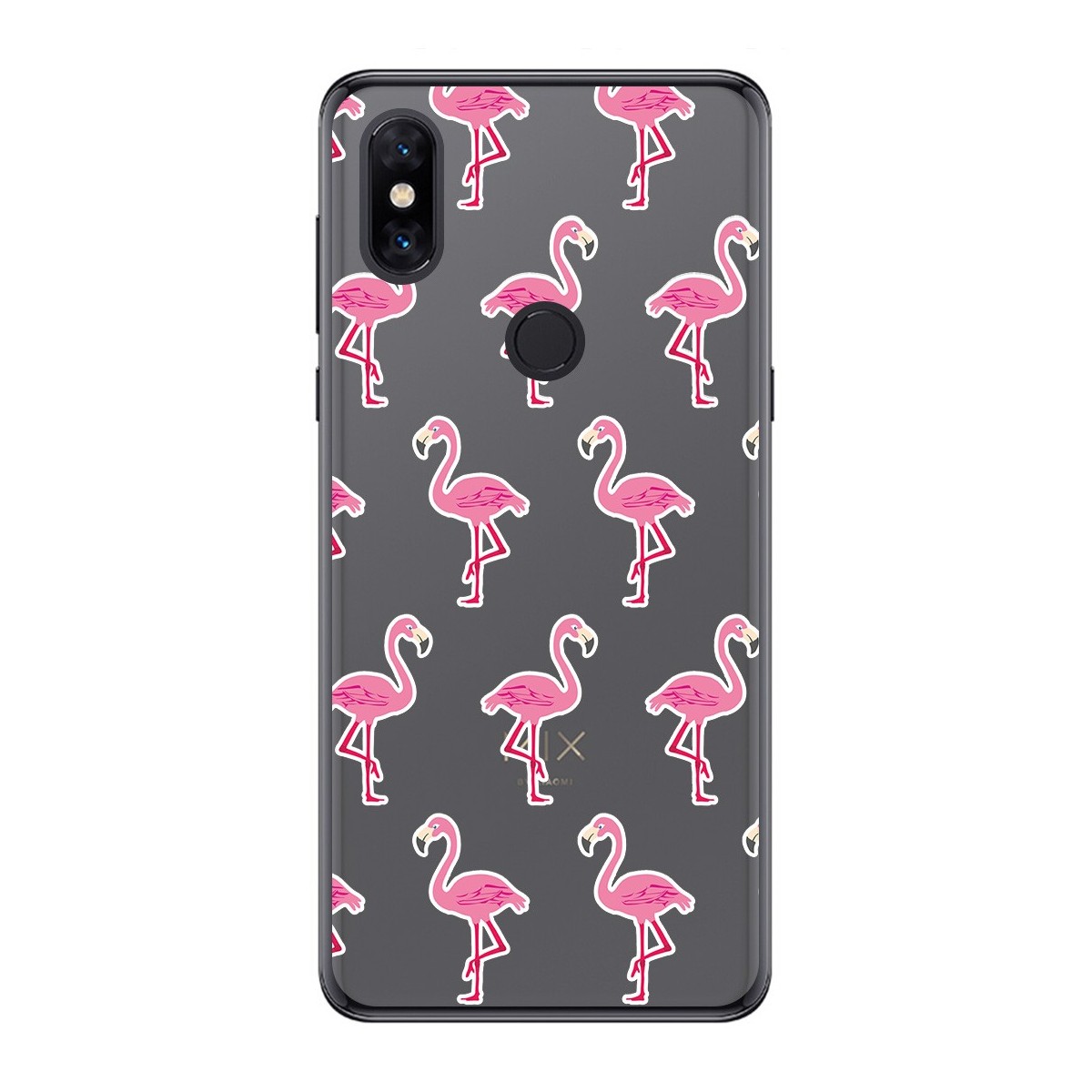 Funda Gel Transparente para Xiaomi Mi Mix 3 diseño Flamenco Dibujos