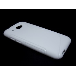 Funda Gel Tpu HTC Desire 601 S Line Color Blanca 2