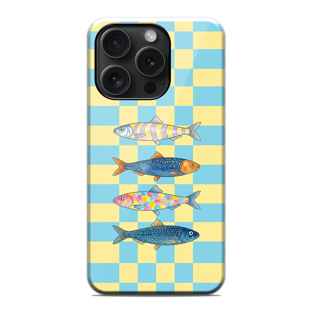 Funda Tough Magnética para Iphone 15 Pro (6.1) Doble Capa diseño Peces 03 Dibujos