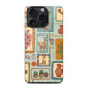 Funda Tough Magnética para Iphone 15 Pro (6.1) Doble Capa diseño Sellos 03 Dibujos