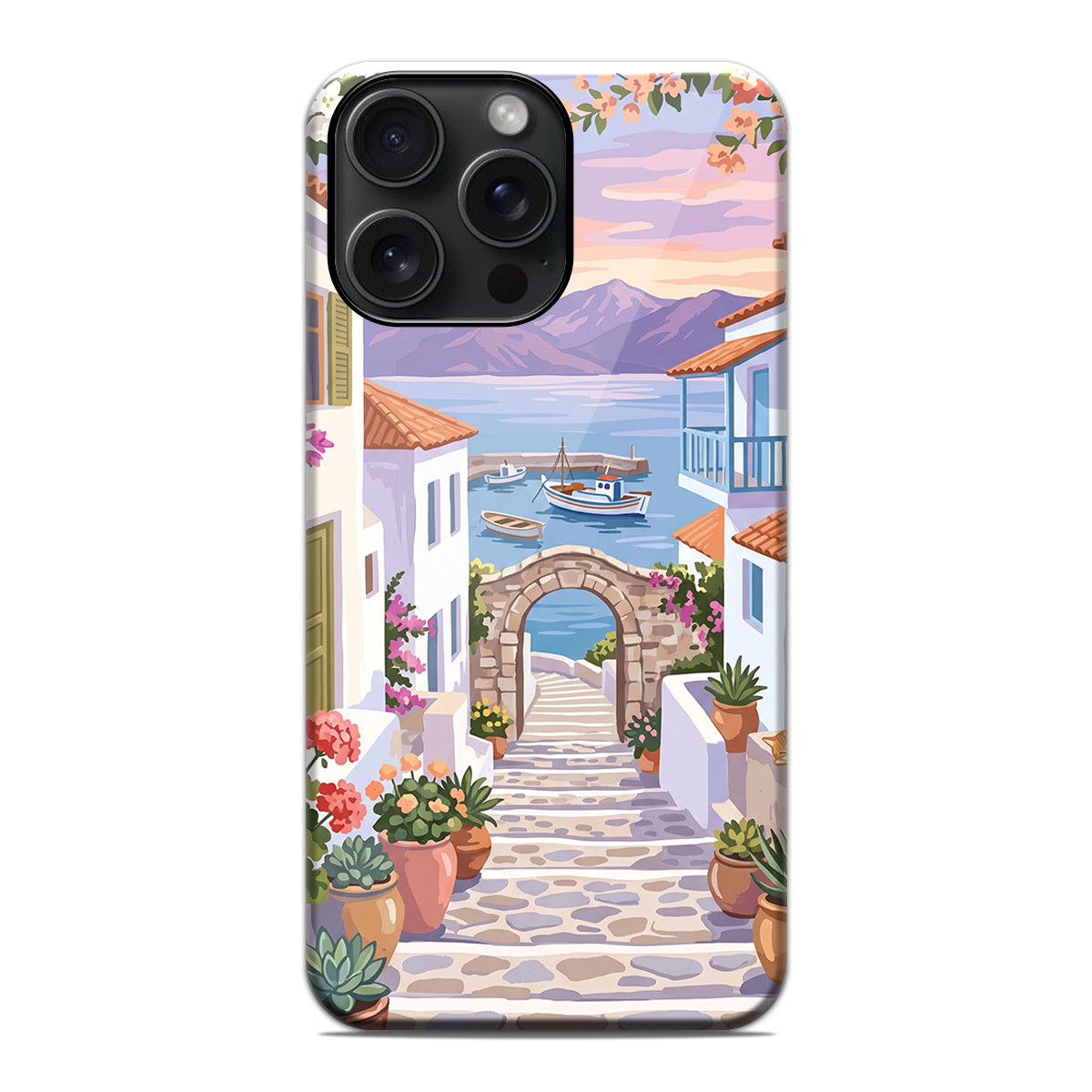 Funda Tough Magnética para Iphone 15 Pro Max (6.7) Doble Capa diseño Costa 02 Dibujos