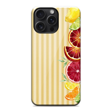 Funda Tough Magnética para Iphone 15 Pro Max (6.7) Doble Capa diseño Limones 02 Dibujos