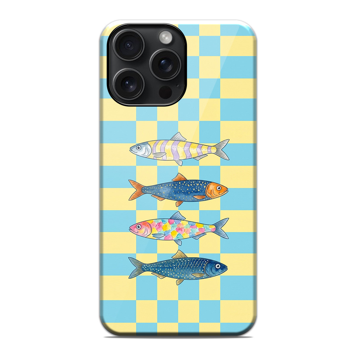 Funda Tough Magnética para Iphone 15 Pro Max (6.7) Doble Capa diseño Peces 03 Dibujos