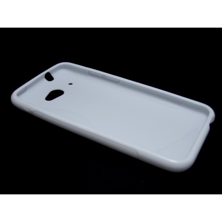 Funda Gel Tpu HTC Desire 601 S Line Color Blanca