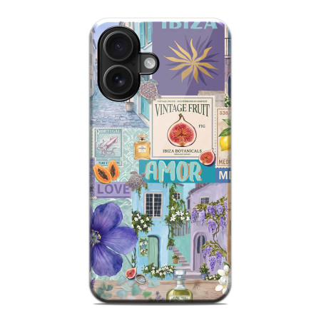 Funda Tough Magnética para Iphone 16 (6.1) Doble Capa diseño Collage 02 Dibujos