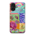 Funda Tough Magnética para Iphone 16 (6.1) Doble Capa diseño Collage 03 Dibujos