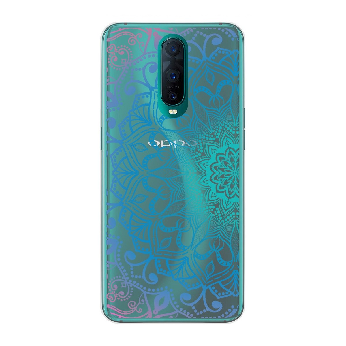 Funda Gel Transparente para Oppo RX17 Pro diseño Mandala Dibujos