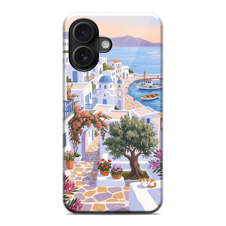Funda Tough Magnética para Iphone 16 (6.1) Doble Capa diseño Costa 01 Dibujos