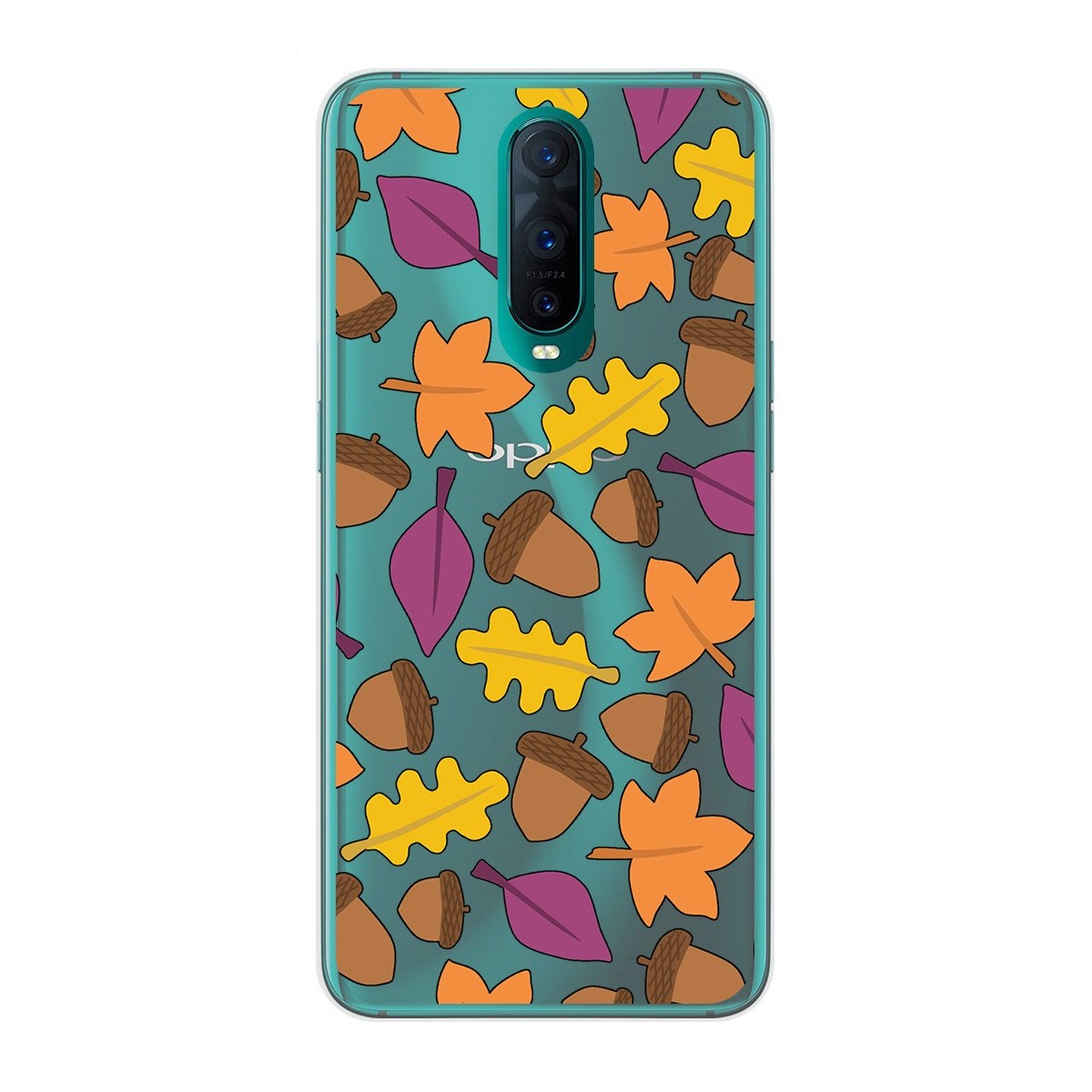 Funda Gel Transparente para Oppo RX17 Pro diseño Otoño Dibujos