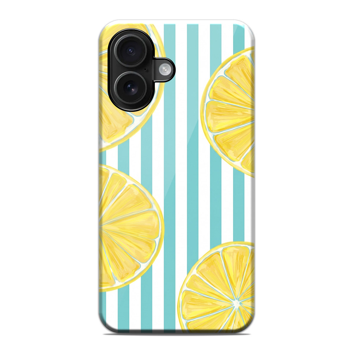 Funda Tough Magnética para Iphone 16 (6.1) Doble Capa diseño Limones 01 Dibujos