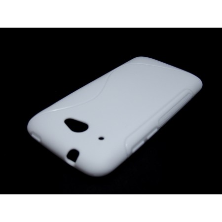 Funda Gel Tpu HTC Desire 601 S Line Color Blanca