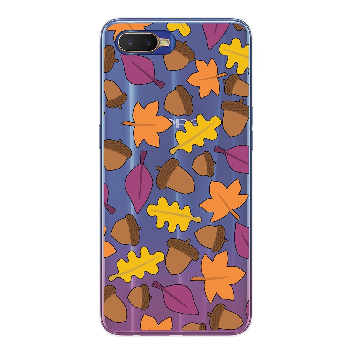 Funda Gel Transparente para Oppo RX17 Neo diseño Otoño Dibujos