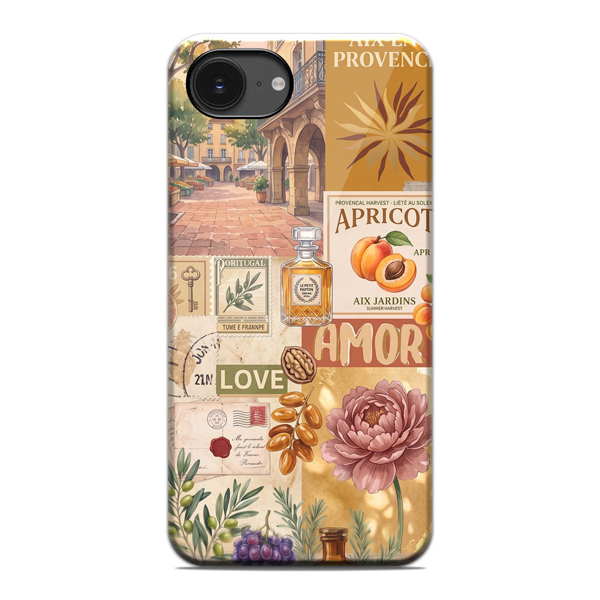 Funda Tough Magnética para iPhone 17e (6.1) Doble Capa diseño Collage 01 Dibujos