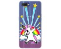 Funda Gel Transparente para Oppo RX17 Neo diseño Unicornio Dibujos