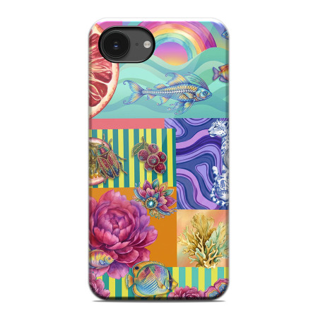 Funda Tough Magnética para iPhone 17e (6.1) Doble Capa diseño Collage 03 Dibujos