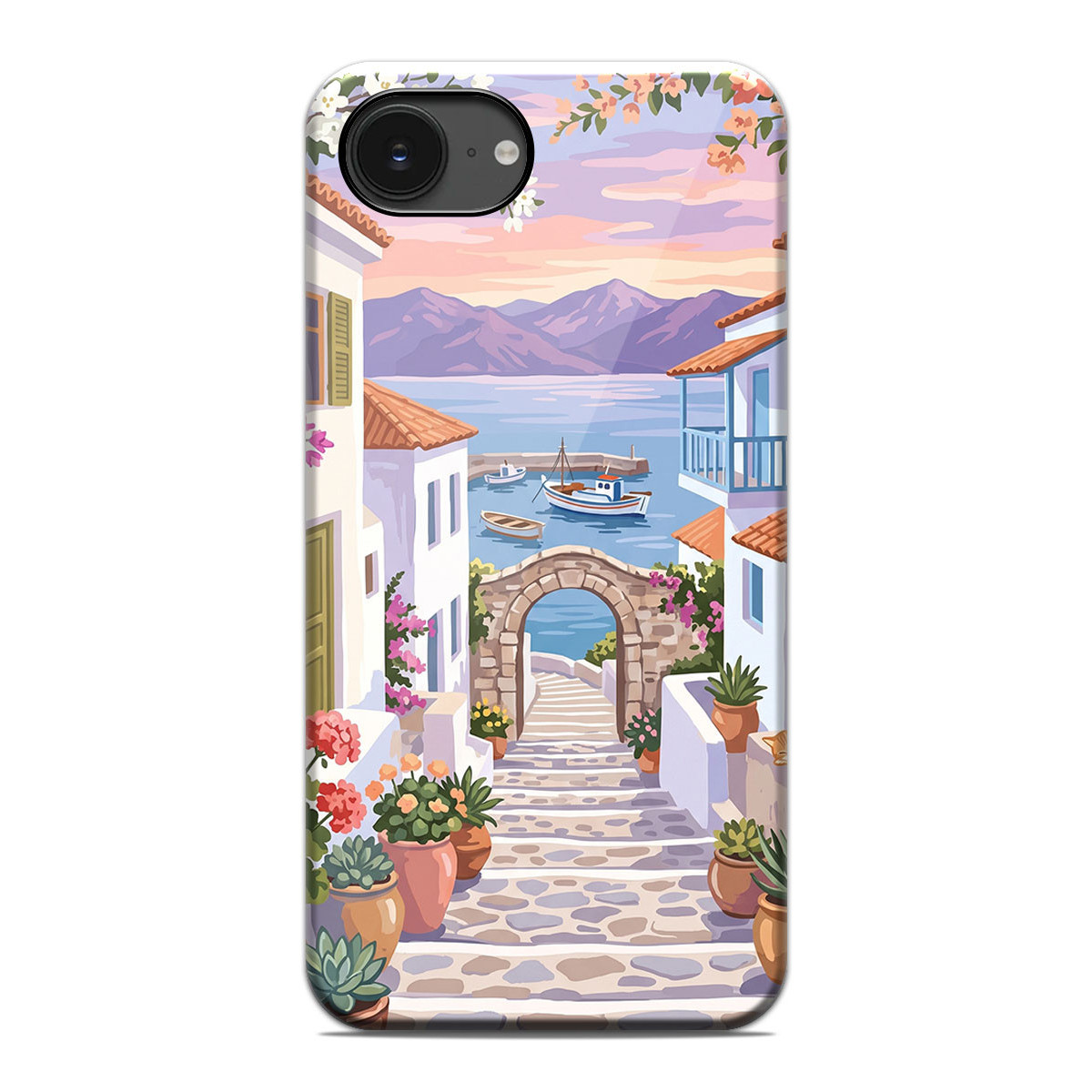 Funda Tough Magnética para iPhone 17e (6.1) Doble Capa diseño Costa 02 Dibujos