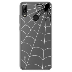 Funda Gel Transparente para Huawei P Smart 2019 / Honor 10 Lite diseño Araña Dibujos