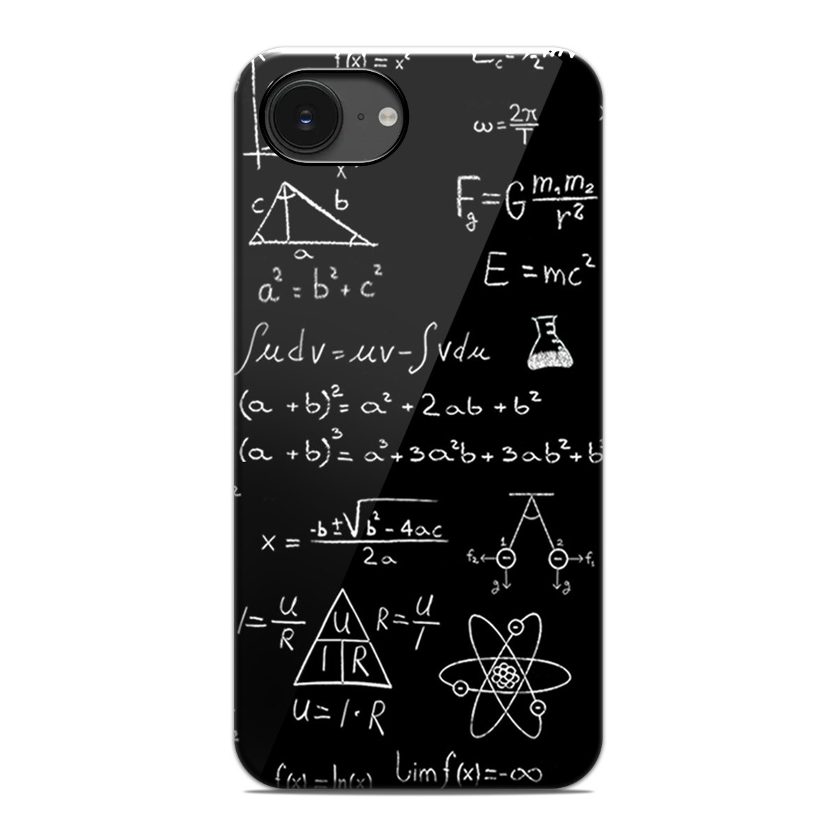 Funda Tough Magnética para iPhone 17e (6.1) Doble Capa diseño Formulas Dibujos
