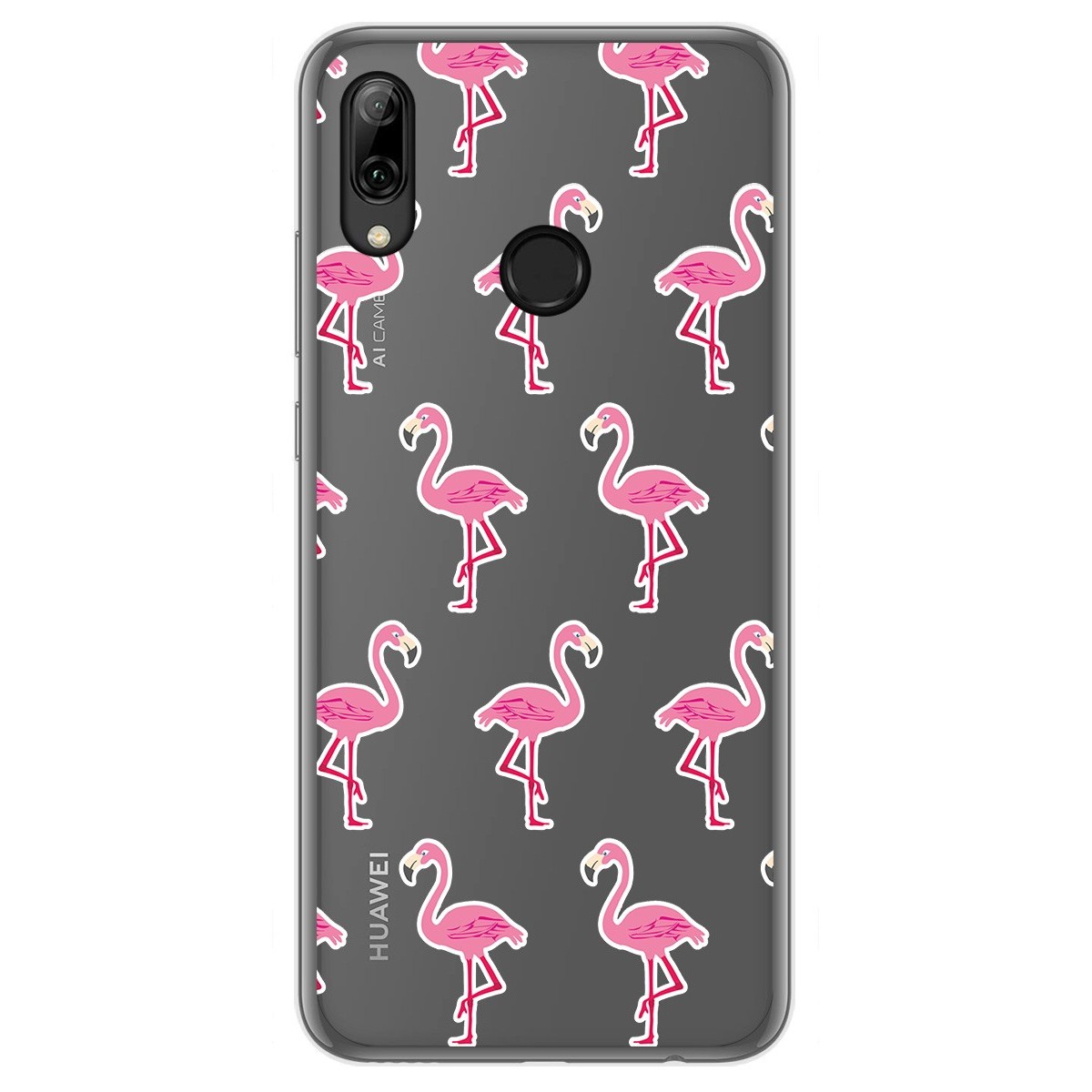 Funda Gel Transparente para Huawei P Smart 2019 / Honor 10 Lite diseño Flamenco Dibujos